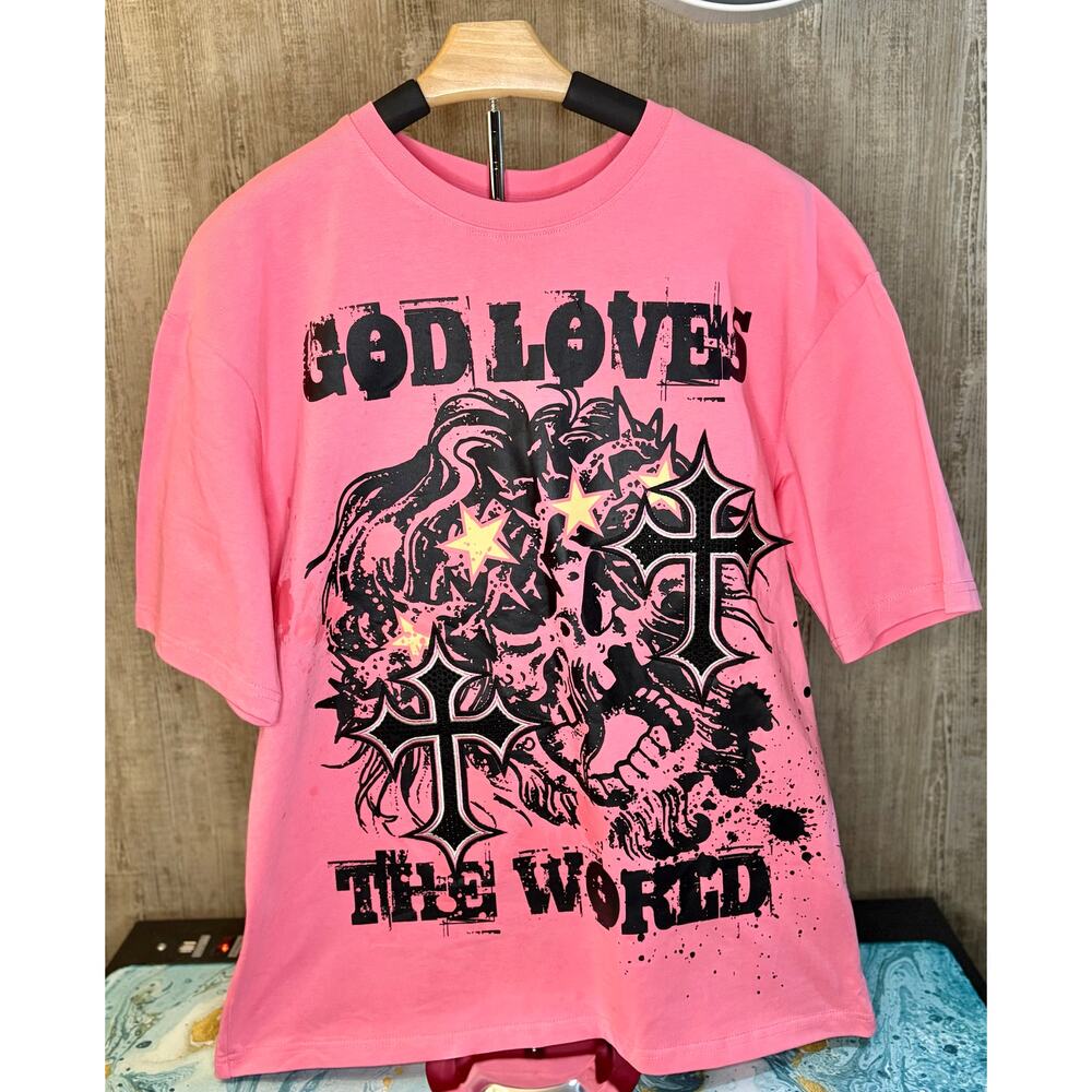 NWT Sz. M - Watson Saint Shirt, Pink - QUALITY!!!